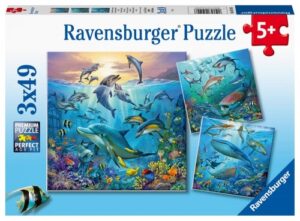 Zdjęcie Puzzle 3x49el Podwodne życie - Ravensburger - producenta RAVENSBURGER