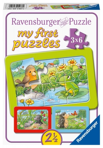 Zdjęcie Puzzle 3x6el Małe zwierzęta domowe - Ravensburger - producenta RAVENSBURGER