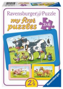 Zdjęcie Puzzle 3x6el Zwierzaki - Ravensburger - producenta RAVENSBURGER