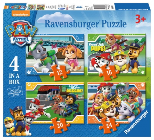 Zdjęcie Puzzle 4w1 Psi Patrol - Ravensburger - producenta RAVENSBURGER