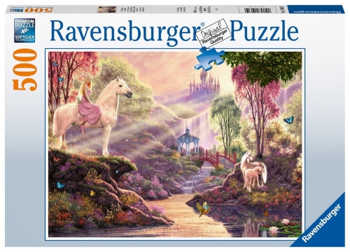 Zdjęcie Puzzle 500el Bajkowa rzeka - producenta RAVENSBURGER