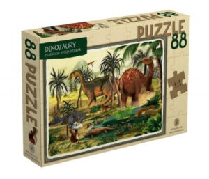 Zdjęcie Puzzle 88el Dinozaury - Nasza Księgarnia - producenta NASZA KSIĘGARNIA