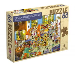 Zdjęcie Puzzle 88el Jestem przedszkolakiem - Nasza Księgarnia - producenta NASZA KSIĘGARNIA