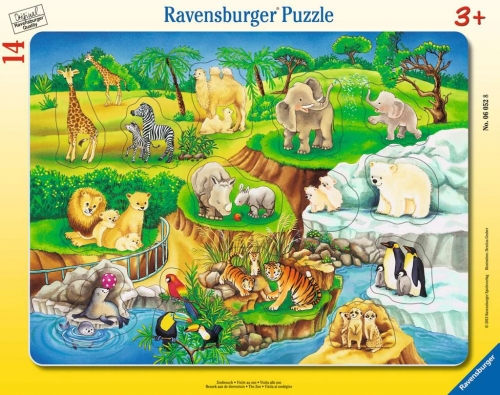 Zdjęcie Puzzle ramkowe 14el ZOO - Ravensburger - producenta RAVENSBURGER