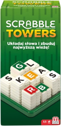 Zdjęcie Scrabble Towers gra - producenta MATTEL