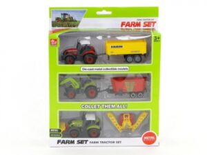 Zdjęcie Traktor z przyczepą x 3 w pudełku 504714 - producenta ADAR