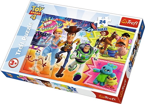 Zdjęcie Trefl Puzzle 24-Maxi W pogoni za przygodą Toy Story - producenta TREFL