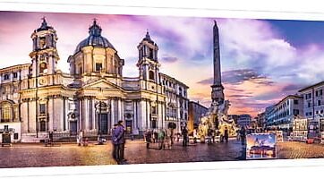 Zdjęcie Trefl Puzzle 500el Panorama Piazza Navona Rzym - producenta TREFL