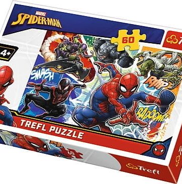 Zdjęcie Trefl Puzzle 60el Waleczny Spider-Man - producenta TREFL