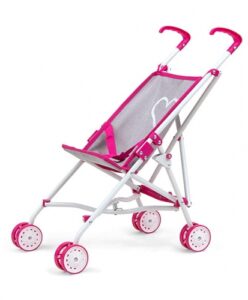 Zdjęcie Wózek dla lalek Julia Prestige różowo-szary - Milly Mally - producenta MILLY MALLY