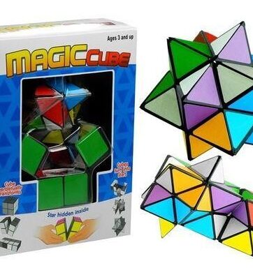 Lean Toys Układanka Logiczna Magic Cube Kostka Rubik Gwiazda od Lean_Toys